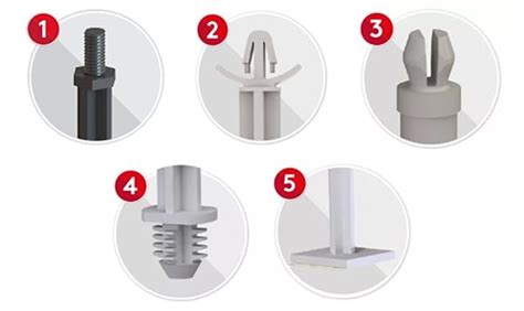 Injection Molded Snap Lock PC Board Supports | DigiKey