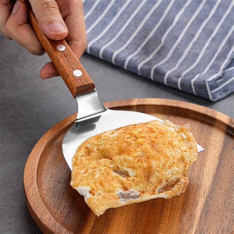 Hometravel Stainless Steel Pizza and Steak Spatula, Heavy Duty Flipper ...