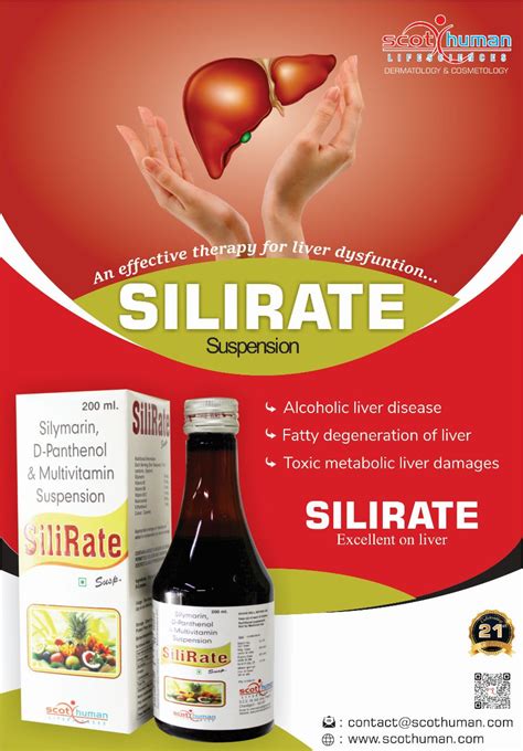 Silirate - Silymarin D-Panthenol & Multivitamin - Pharma Drugs and ...