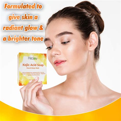 Buy Kojic Acid Soap Face & Body Wash – Natural Brightening Skin ...