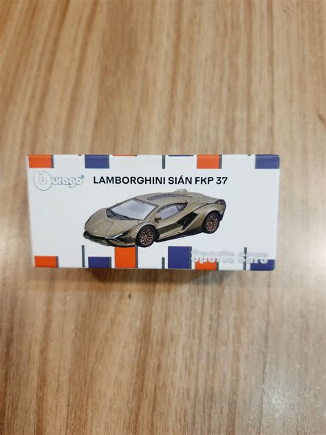 Bburago Lamborghini Sian FKP 37 1:64 Licensed Diecast Scale Model Car ...
