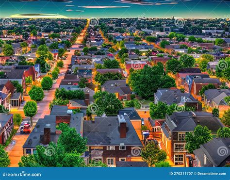 Mark Twain Neighborhood in St. Louis, Missouri USA Stock Image - Image ...