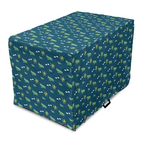 Ambesonne Cartoon Dog Crate Cover, Easy to Use Pet Kennel India | Ubuy