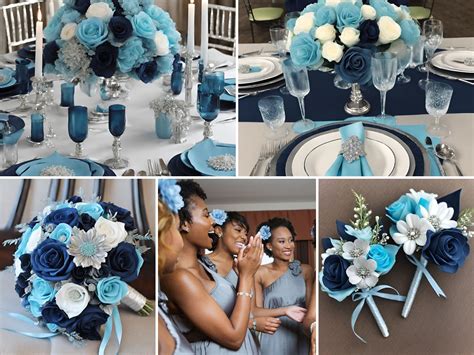 Blue and silver wedding 60 photos - Astyledwedding.com