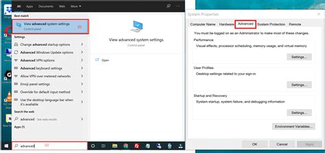 Open System Properties Menu 的图像结果