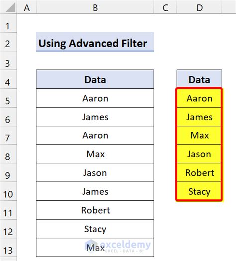 Excel Text Unique Values Three Columns 的图像结果