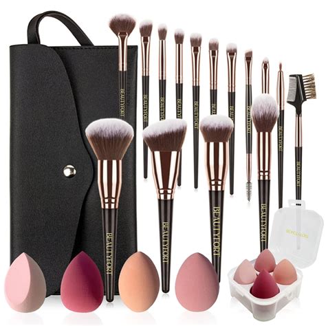 Buy Beautyfort - 21PC Makeup Kit : 15 PC Makeup Brushes Set, 1 Makeup ...