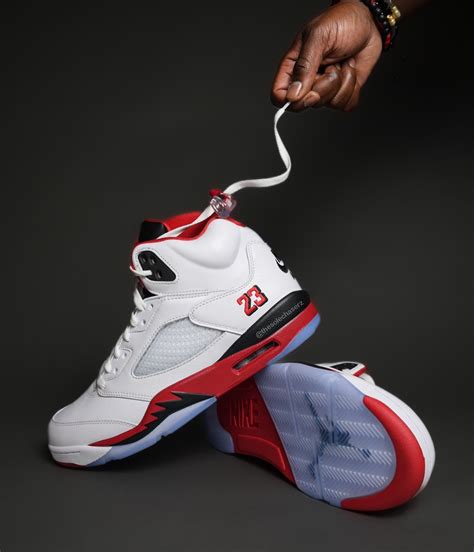 Air Jordan 5 Fire Red Black Tongue 2025 (Where To Buy)