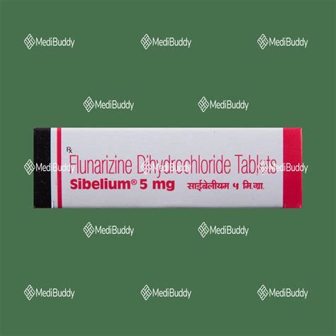 Sibelium 5mg Tablet: Price, Uses, Side Effects & How to Use - MediBuddy