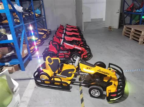 K9-2 Go Karting Carts Outdoor & Indoor Double Brake Electric Beginner Level Amusement Park Go ...