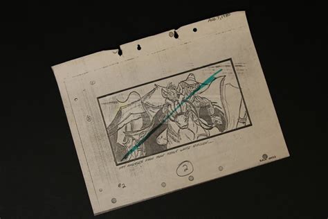 The Prop Gallery | Production used storyboard