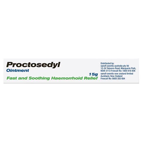 Proctosedyl Ointment | Uses, Side Effects, Price | Apollo Pharmacy