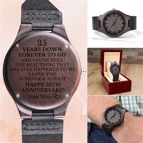 35th Wedding Anniversary for Husband, 35 Year Anniversary Gift for Him ...