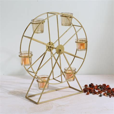 Buy Galaxy Resilient Giant Wheel T-Light Holder from Home Centre at ...