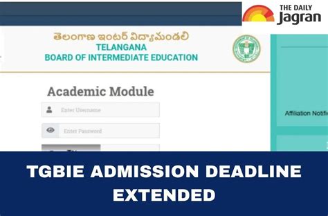 TGBIE Admission 2025-26: Telangana Board Of Intermediate Education ...