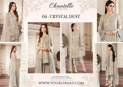 Baroque Chantelle Embroidered Chiffon Collection Vol-5 – 04 - Crystal ...