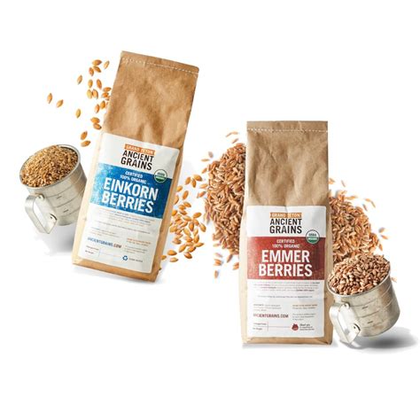 GrandTeton Ancient Grains Emmer Wheat Berries, Organic India | Ubuy