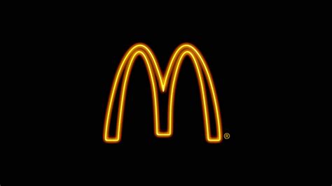 Download Black McDonald's Logo Wallpaper | Wallpapers.com