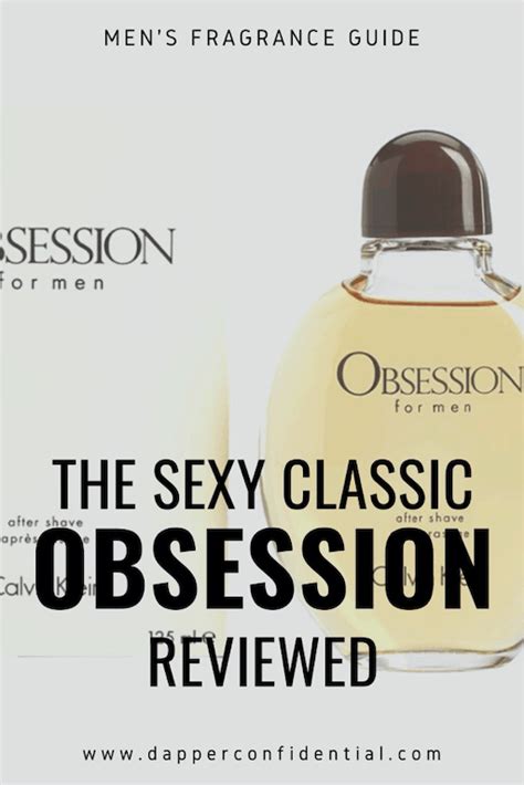 A Sexy Classic: Review of Obsession Cologne for Men | Dapper Confidential