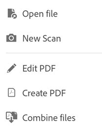 Open files — Acrobat for Android Help