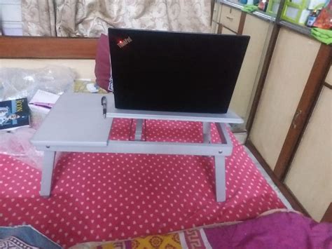 POPULAR Multipurpose Wooden Laptop Table/Study Table – Large Working ...