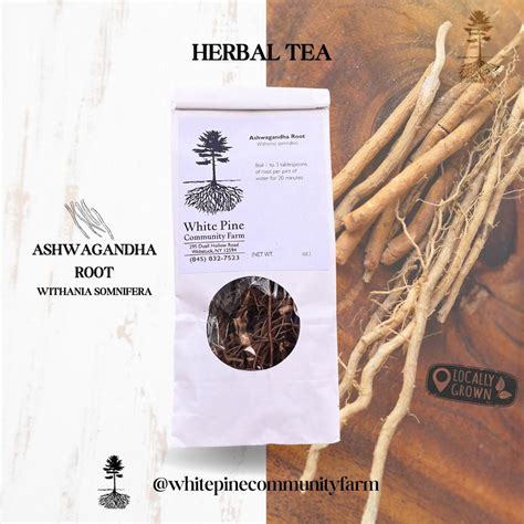 Ashwagandha Root Herbal Tea // Withania Somnifera - Etsy