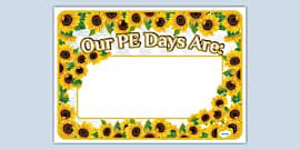 👉 Sunflower-Themed Calculation Display Posters - Twinkl