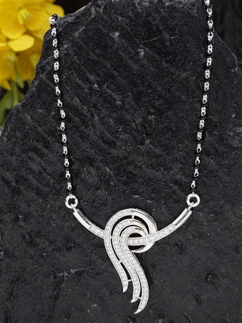 Mangalsutra Tanmaniya Pendant Sterling Silver 925 necklace girls ...