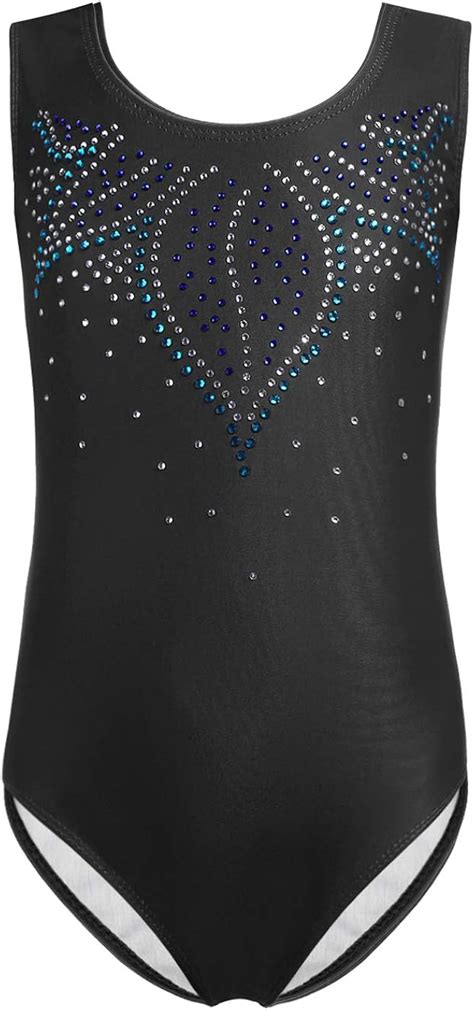 Buy Zaclotre Girls Gymnastics Leotard Sparkle Shiny Diamond Ballet ...
