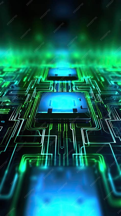 Image result for Blue Green Yellow Computer Chip