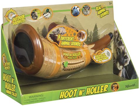 Toysmith Toy Hoot N Holler Animal Caller with 9 Different Animal Sounds ...
