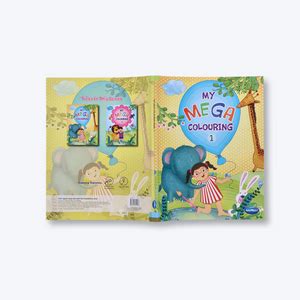 Navneet My Mega Colouring Book 1- Easy and Fun colouring pages for Kid