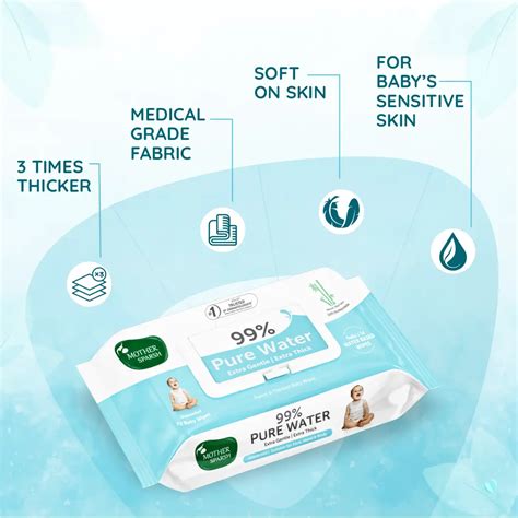 Baby Wipes Super Saver Pack - 72pcs Medical Grade Wipes