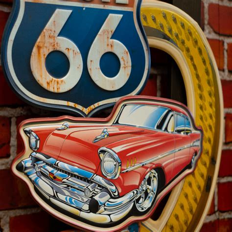 Retro Wall Decor - Route 66 Cafe — eazy wagon