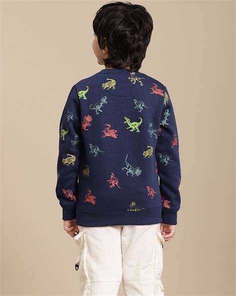 Jurassic World Printed Oversize Fit Sweatshirt For Boys – Kidsville