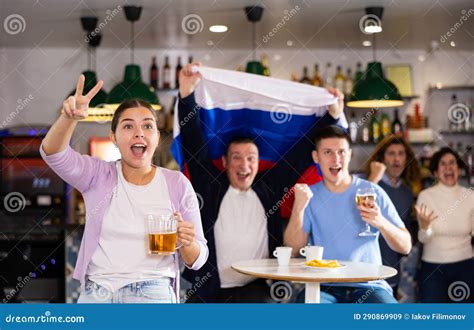 Happy Friends of Different Ages Drinking Beer and Celebrating the ...