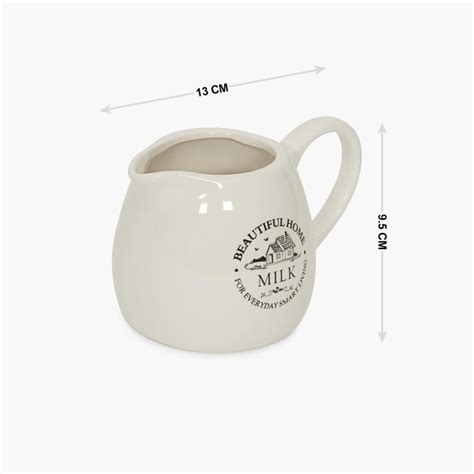 Buy Mendo Ceramic Microwave Safe Milk Pot - 320ml from Home Centre at ...