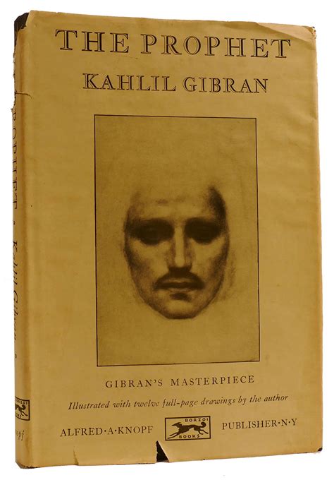 THE PROPHET by Kahlil Gibran: Hardcover (1959) First Edition; Sixty ...