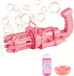 BabyGo Gatling Bubble Machine Gun Outdoor & Indoor Toys for Boys and ...