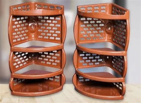 3639 PLASTIC CORNER RACK JAGUAR - (1 Piece 3-Tier ) – Amd-Deodap