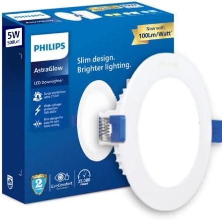 Philips Ultra Glow 15-watt Round LED Downlighter | 3 Colors in 1 ...