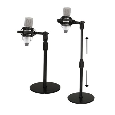 Moxly Mic Stand for Desk,Portable and Adjustable Table Mic Stand,Heavy ...