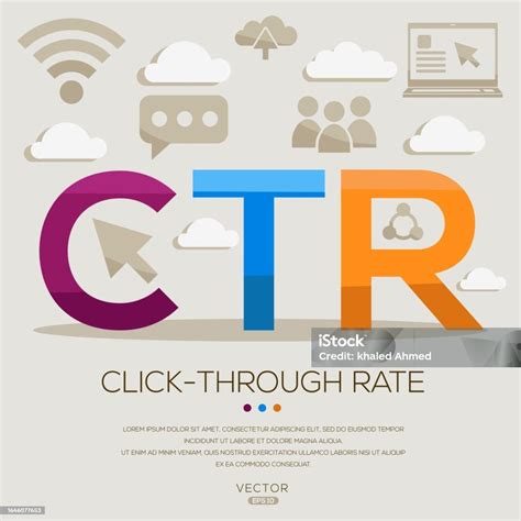 Ctr Clickthrough Rate Stock Illustration - Download Image Now - Acronym ...