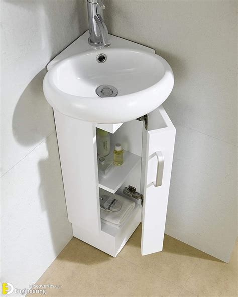 35 Amazing Corner Wash Basin Design Ideas For Small Area - Engineering Discoveries Washroom ...