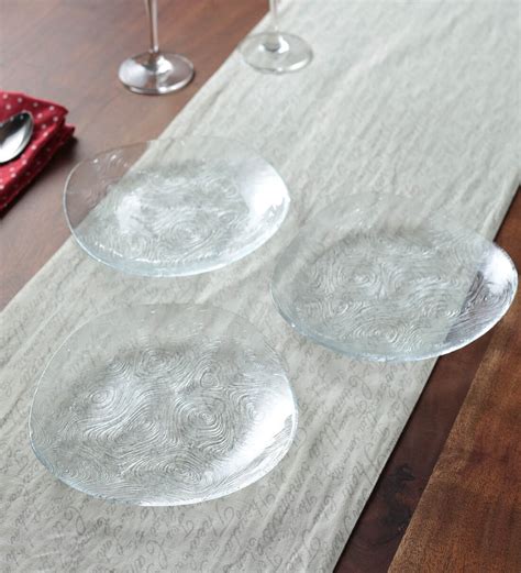 Buy Linden 10 Inch X Glass (Set of 6) Dinner Plate at 33% OFF by ...
