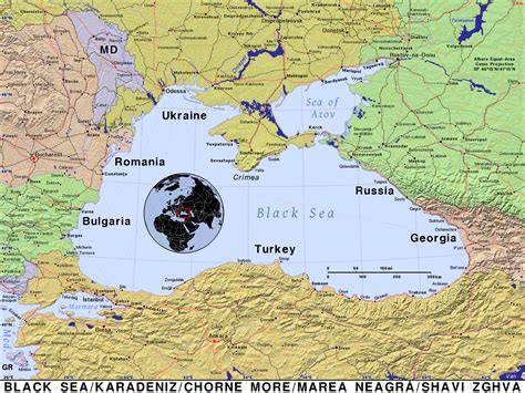 Black Sea World Map