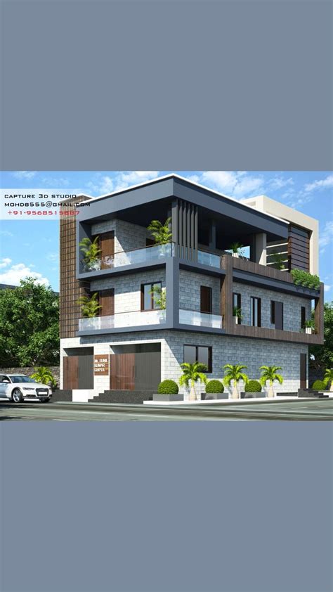 Building Front Side Design 的图像结果