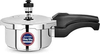 CDM Solitaire Baby Boy Stainless Steel Outer Lid Pressure Cooker, 1 ...