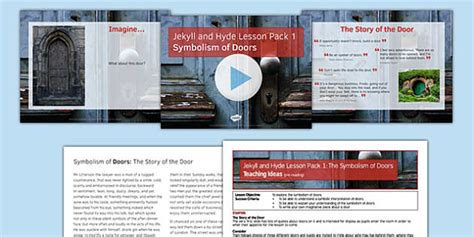 Jekyll and Hyde Lesson Pack 1: Symbolism of Doors (Pre-Reading)