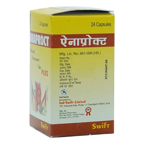 Anaproct Capsule 24's Price, Uses, Side Effects, Composition - Apollo ...